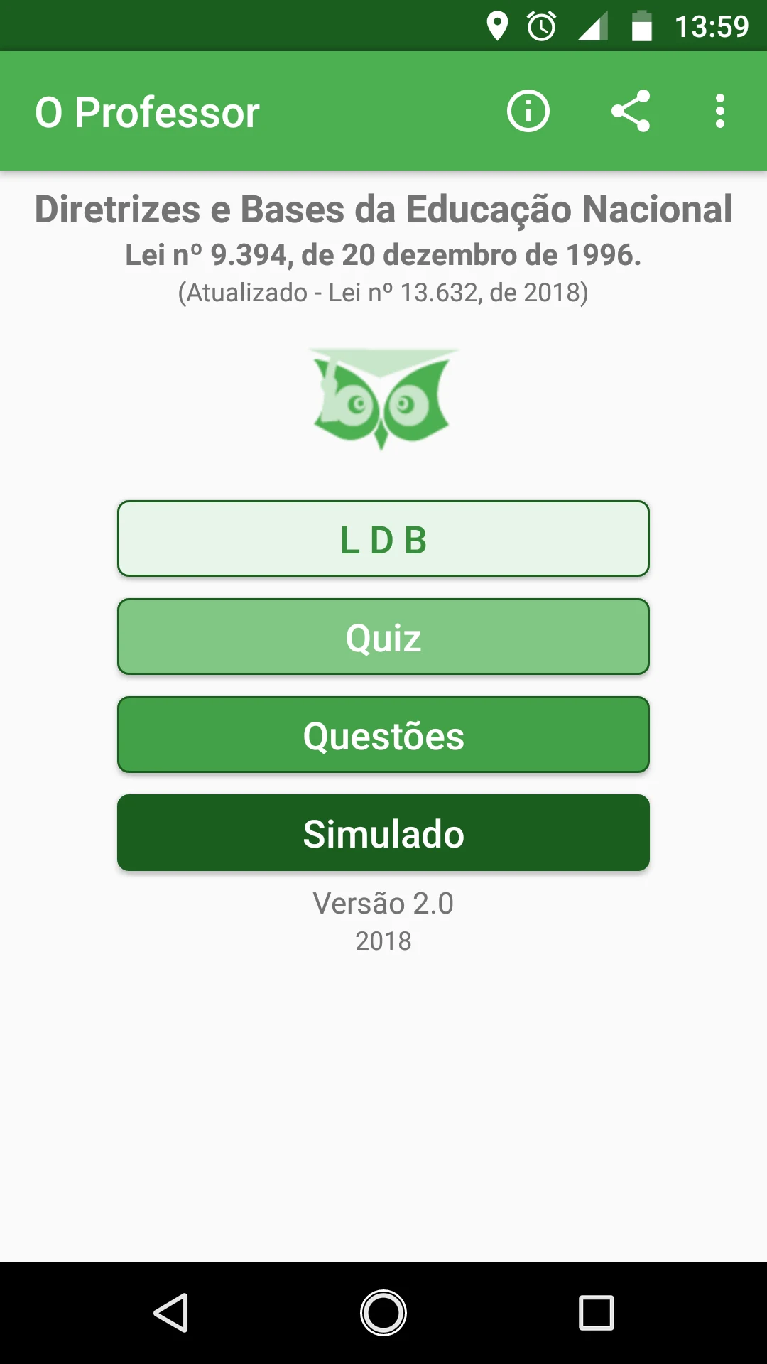 LDB 2026 - Diretrizes e Bases screenshot